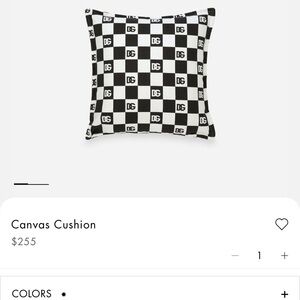 2 dolce and gabbana pillows